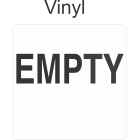 Empty 6x6 Vinyl Labels