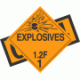 UN 0324 - Explosive Class 1.2F Placards