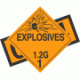 UN 0421 - Explosive Class 1.2G Placards