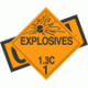 UN 0406 - Explosive Class 1.3C Placards