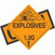 UN 0050 - Explosive Class 1.3G Placards