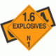 UN 0486 - Explosive Class 1.6N Placards