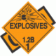 DOT Explosive Class 1.2 Placards