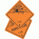 Hazard Class 1.1 Explosive Labels