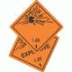 Hazard Class 1.2 Explosive Labels