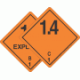 Hazard Class 1.4 Explosive Labels