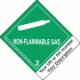 Custom Imprinted Hazard Class 2.2 Non-Flammable Gas Proper Shipping Name Labels