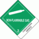 PrePrinted Hazard Class 2.2 Non-Flammable Gas Proper Shipping Name Labels