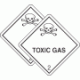 Hazard Class 2.3 Toxic Gas Labels