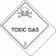 Blank Tab Hazard Class 2.3 Toxic Gas Proper Shipping Name Labels