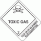 Custom Imprinted Hazard Class 2.3 Toxic Gas Proper Shipping Name Labels