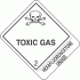 PrePrinted Hazard Class 2.3 Toxic Gas Proper Shipping Name Labels