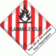 Custom Imprinted Hazard Class 4.1 Flammable Solid Proper Shipping Name Labels