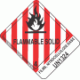 PrePrinted Hazard Class 4.1 Flammable Solid Proper Shipping Name Labels