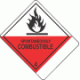 Blank Tab Hazard Class 4.2 Spontaneously Combustible Proper Shipping Name Labels