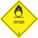 Hazard Class 2 Oxygen Labels