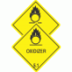 Hazard Class 5.1 Oxidizer 4x4 (100mm x 100mm) Labels