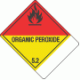 Blank Tab Hazard Class 5.2 Organic Peroxide Proper Shipping Name Labels