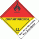 Custom Imprinted Hazard Class 5.2 Organic Peroxide Proper Shipping Name Labels