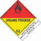 PrePrinted Hazard Class 5.2 Organic Peroxide Proper Shipping Name Labels