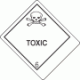 Blank Tab Hazard Class 6.1 Toxic Proper Shipping Name Labels