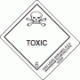 PrePrinted Hazard Class 6.1 Toxic Proper Shipping Name Labels