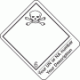 Custom Imprinted Hazard Class 6.2 Poison Proper Shipping Name Labels