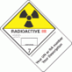 Custom Imprinted Hazard Class 7 Radioactive Proper Shipping Name Labels