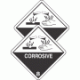 Hazard Class 8 Corrosive Labels