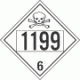 UN 1199 - Poison or Toxic Class 6.1 Placards