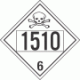 UN 1510 - Poison or Toxic Class 6.1 Placards