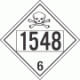 UN 1548 - Poison or Toxic Class 6.1 Placards