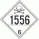 UN 1556 - Poison or Toxic Class 6.1 Placards