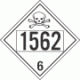 UN 1562 - Poison or Toxic Class 6.1 Placards