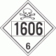 UN 1606 - Poison or Toxic Class 6.1 Placards