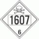 UN 1607 - Poison or Toxic Class 6.1 Placards