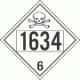 UN 1634 - Poison or Toxic Class 6.1 Placards