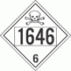 UN 1646 - Poison or Toxic Class 6.1 Placards