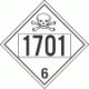 UN 1701 - Poison or Toxic Class 6.1 Placards