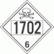 UN 1702 - Poison or Toxic Class 6.1 Placards