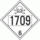 UN 1709 - Poison or Toxic Class 6.1 Placards