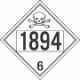 UN 1894 - Poison or Toxic Class 6.1 Placards