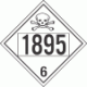 UN 1895 - Poison or Toxic Class 6.1 Placards