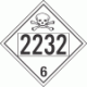 UN 2232 - Poison or Toxic Class 6.1 Placards