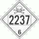 UN 2237 - Poison or Toxic Class 6.1 Placards