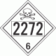 UN 2272 - Poison or Toxic Class 6.1 Placards