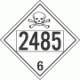 UN 2485 - Poison or Toxic Class 6.1 Placards