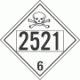 UN 2521 - Poison or Toxic Class 6.1 Placards