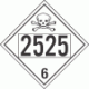 UN 2525 - Poison or Toxic Class 6.1 Placards