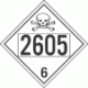 UN 2605 - Poison or Toxic Class 6.1 Placards